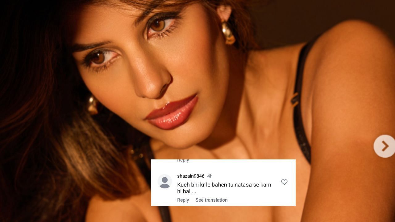 फैन कमेंट (photo credit: instagram/jasminwalia)